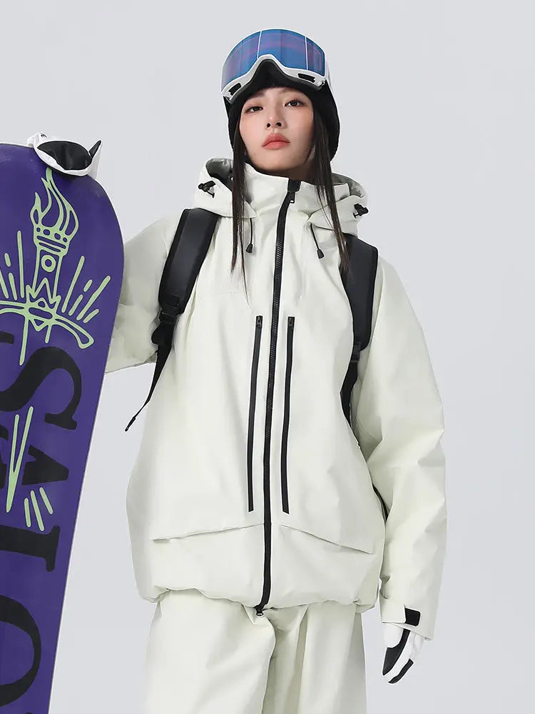 Searipe 3L Snowline Jacket Insulated Solid Color Snowboard Jacket