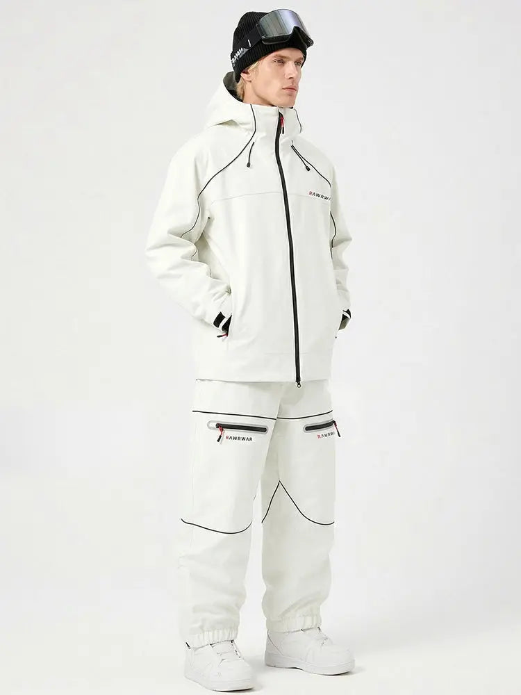 Unisex 3L Hard Shell Ski Suit Set Winter Jacket & Pants