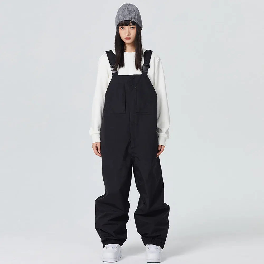 Unisex Insulated Snow Bibs Pants for Winter Outdoor Snow Overalls