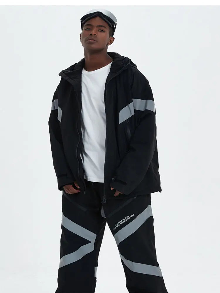 Women Men 3L Adventure Snow Suits Top Level
