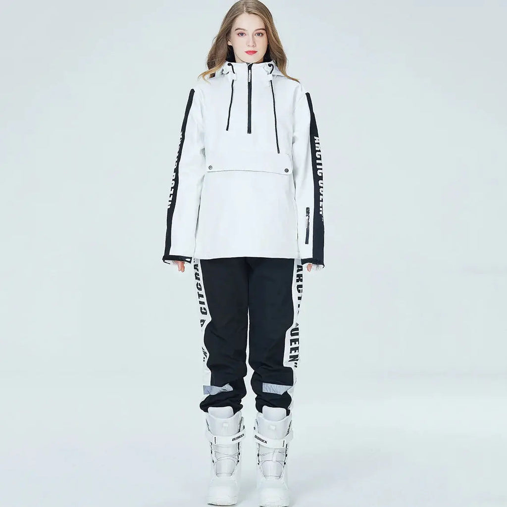 Women Ski Anorak Jacket & Jogger Pants Set