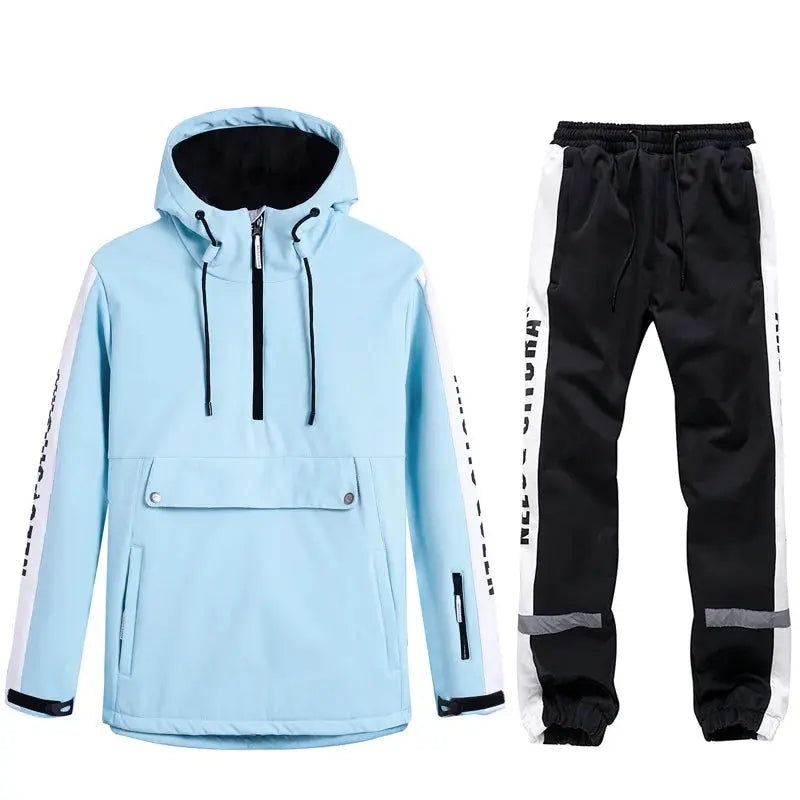 Women Ski Anorak Jacket & Jogger Pants Set