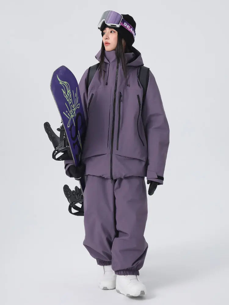 Women Ski Snowboard Suits 2026 New Arrival Baggy Snow Suit