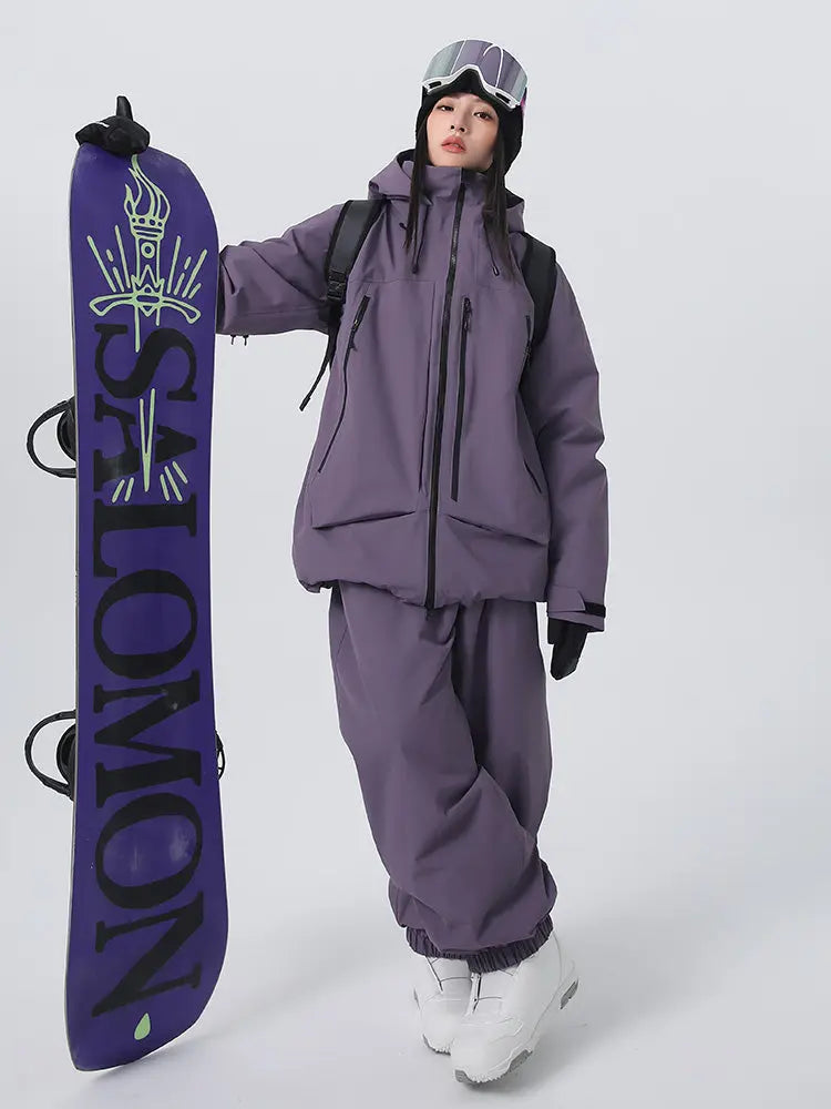 Women Ski Snowboard Suits 2026 New Arrival Baggy Snow Suit