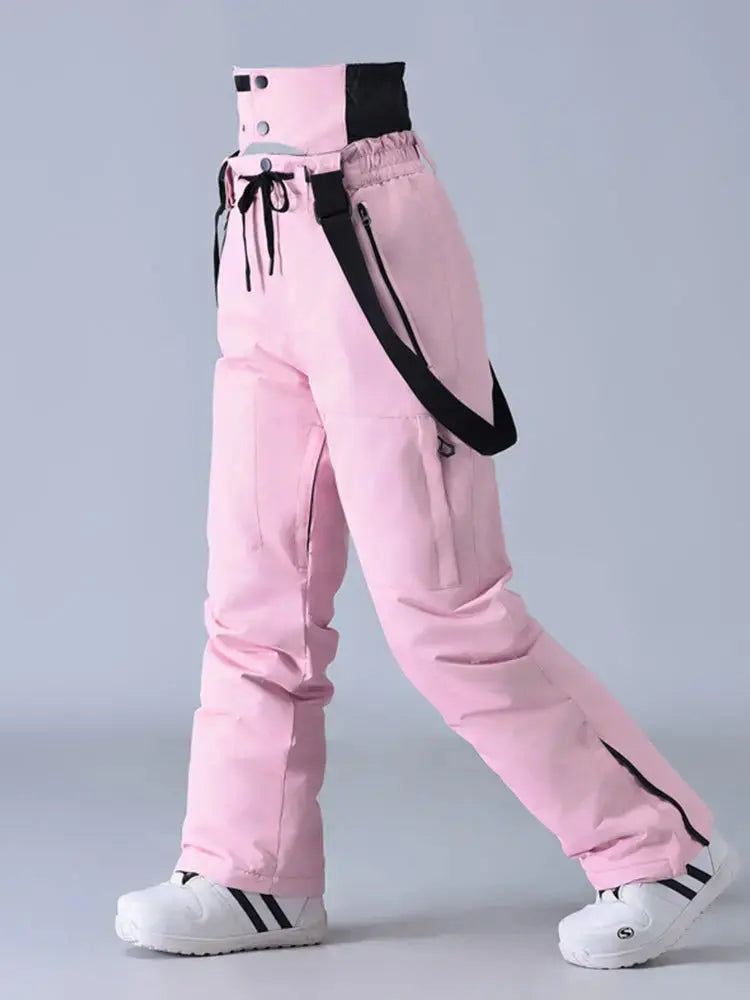 Women's All-Weather Insulated Ski Bibs Snow Pants