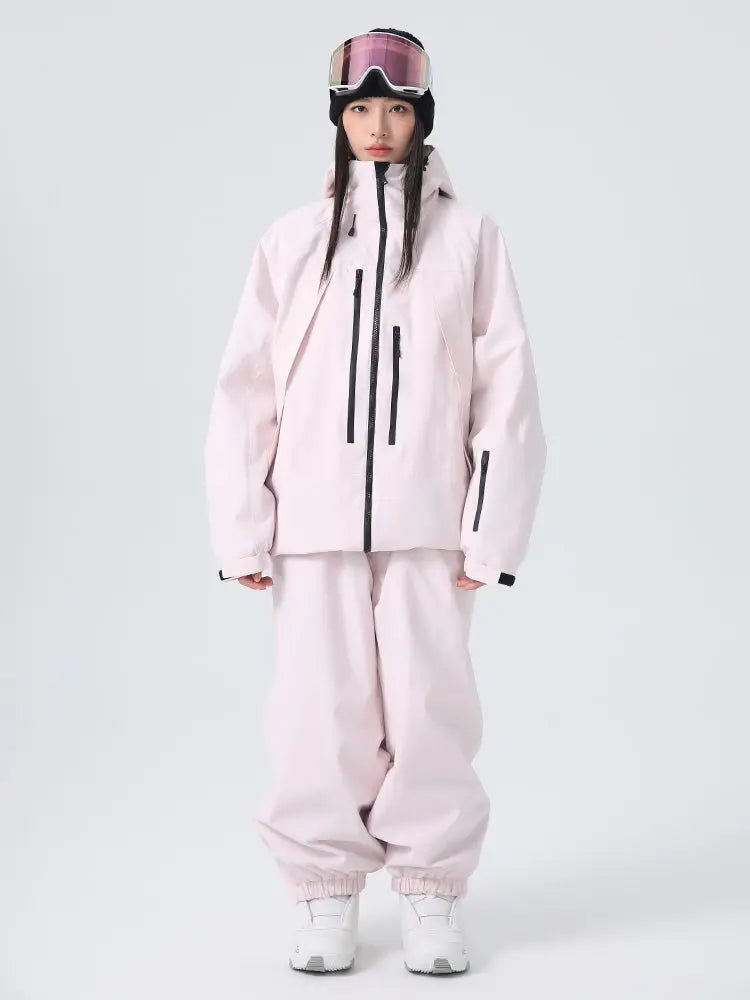 Women's Baggy Snowboard Outfits Insulated Snowsuits for Winter