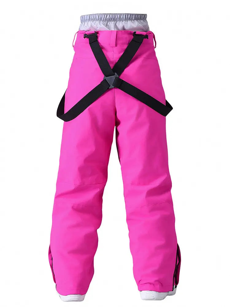 Women's Loose Fit Snow Bibs Pants Winter Snowboard Overalls