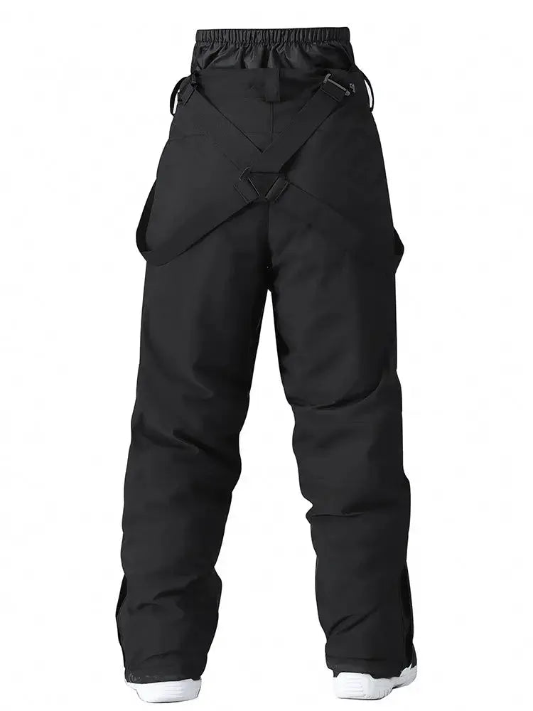 Women's Loose Fit Snow Bibs Pants Winter Snowboard Overalls