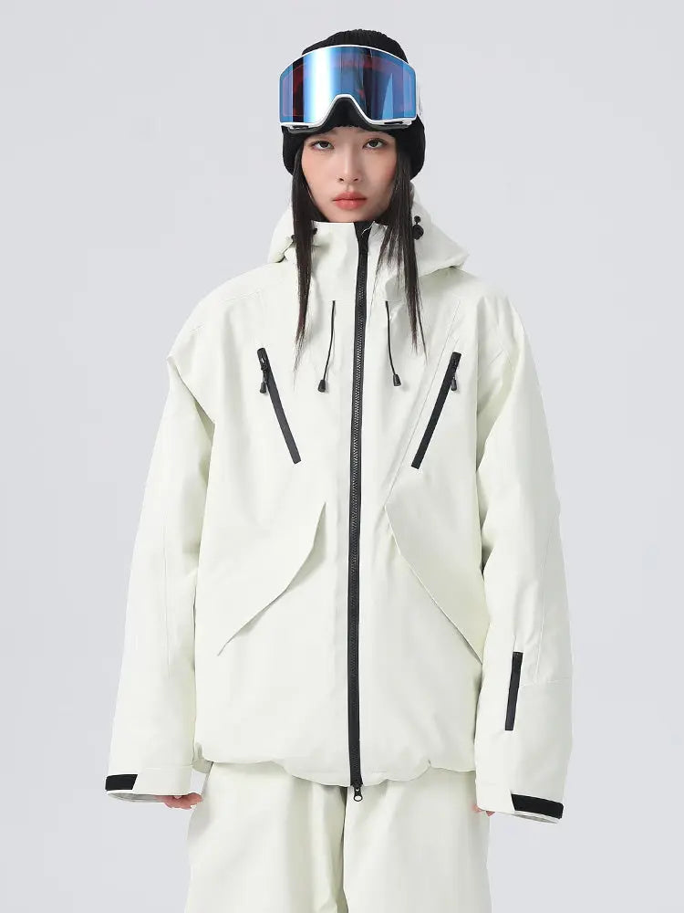 Women's Loose Fit Snow Jacket 3L Pro Snowboard Jacket