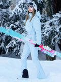 Women's Outerwear Down Insulated One-Piece Snow Suit