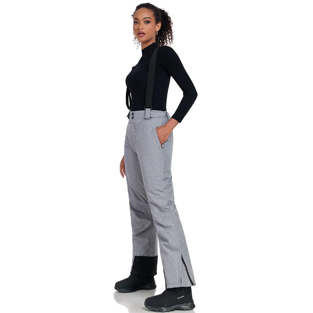 HOTIAN Women's Ski Pants Insulated Winter Snowboard Pants Bibs