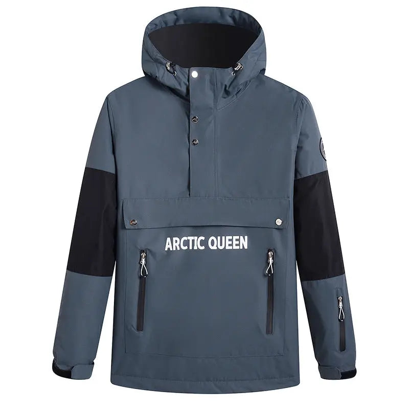 Designer Ski jackets for Couple Youngth Athletic Half-zip Ski Hoodies