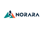 Norara 简约彩色雪山品牌 logo